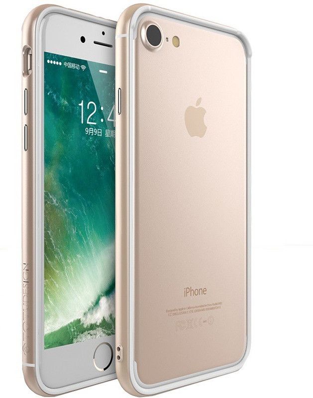 Kapa Bumper Case for Apple iPhone 7 Plus  (Gold, Pack of: 1)