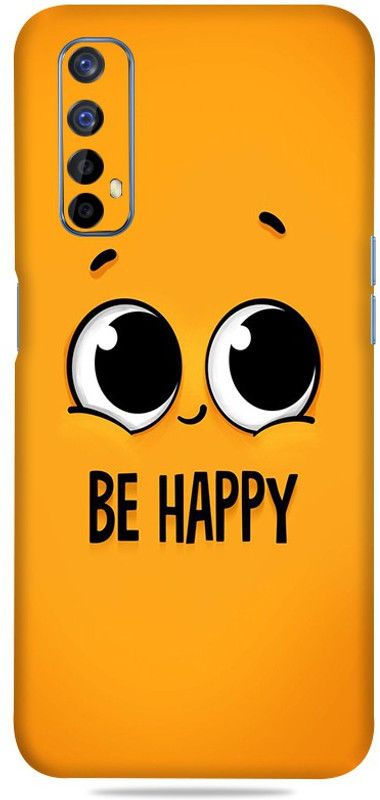 Gizmo Wraps Realme 7, Be Happy Face Mobile Skin  (Multicolor)