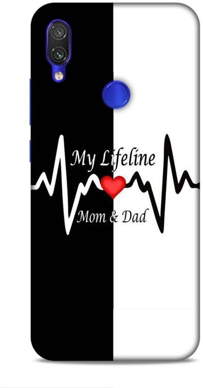 MAPPLE Back Cover for Redmi Note 7 (Mom / Dad / Quotation / Mother)  (Multicolor, Hard Case, Pack of: 1)