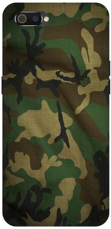 FRONK Back Cover for realme C2, RMX1945, INDIAN, ARMY, SOLDIER, MILITRY, FOJI  (Khaki, Hard Case, Pack of: 1)