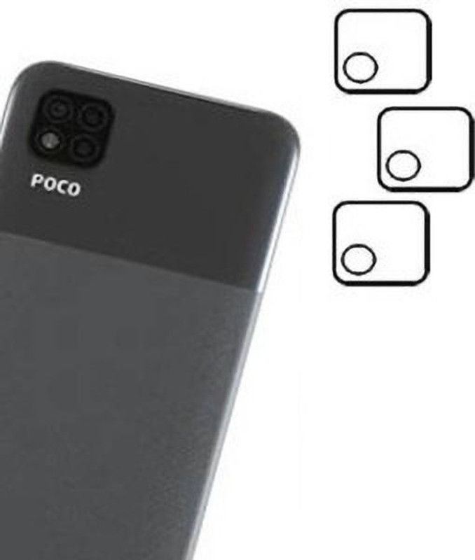 TXGO Back Camera Lens Glass Protector for POCO C31  (Pack of: 3)
