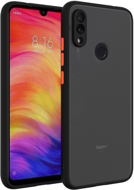 Infigo Back Cover for Redmi Y3  (Black, Camera Bump Protector)