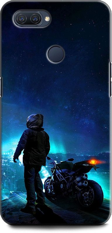 INDICRAFT Back Cover for OPPO A11K, CPH2083 BIKE, BIKE LOVER, SUPERBIKE, BIKE RACER, NATURE, BLUE  (Multicolor, Shock Proof, Pack of: 1)