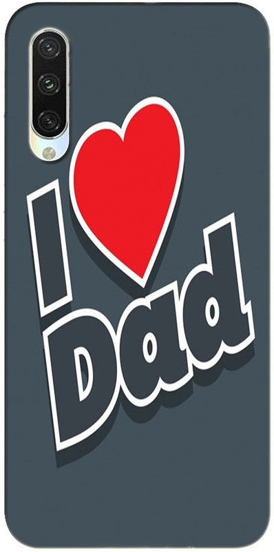 METOO Back Cover for Samsung Galaxy A50/Samsung A50, Love u Dad Design Back Cover Print : 12  (Multicolor, Dual Protection, Silicon)