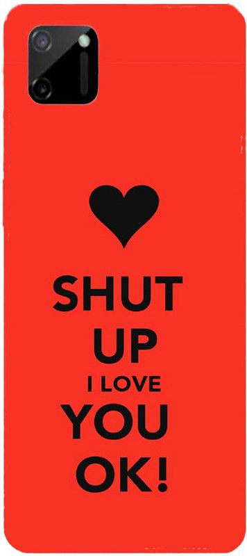 METOO Back Cover for Realme C11, Text ,Love ,Sad Design Back Cover, Realme C11 back cover Print : 122  (Multicolor, Dual Protection, Silicon, Pack of: 1)