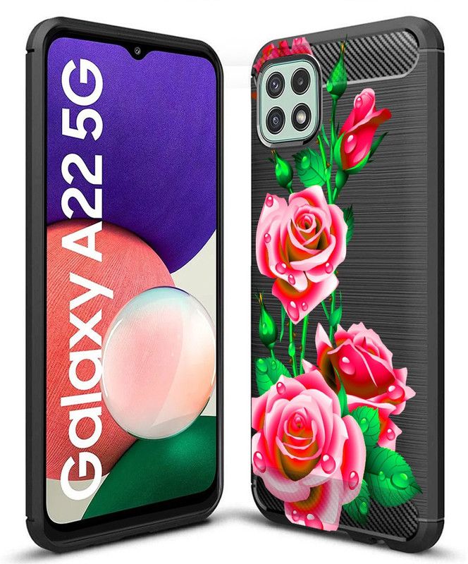 Nainz Back Cover for Samsung Galaxy A22 5G  (Multicolor, Rugged Armor, Pack of: 1)