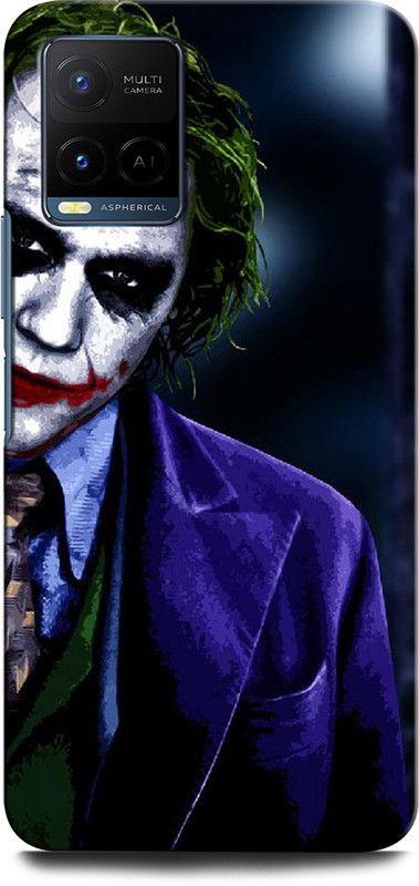 INTELLIZE Back Cover for Vivo Y33T JOKER, BATMAN, HEALTH LEDGER JOKER, DARK KNIGHT, WHY SO SERIOUS  (Multicolor, Hard Case, Pack of: 1)