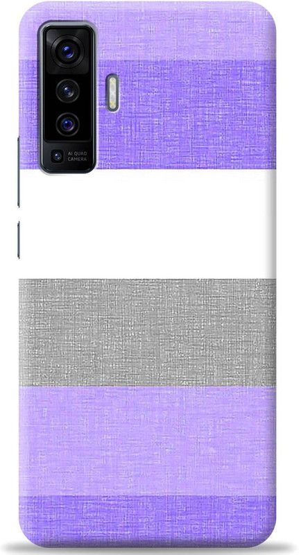 Crafter Back Cover for Vivo X50  (Purple, Shock Proof, Pack of: 1)