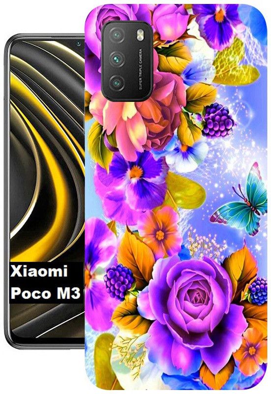 mitzvah Back Cover for Poco M3  (Multicolor, Dual Protection, Silicon, Pack of: 1)