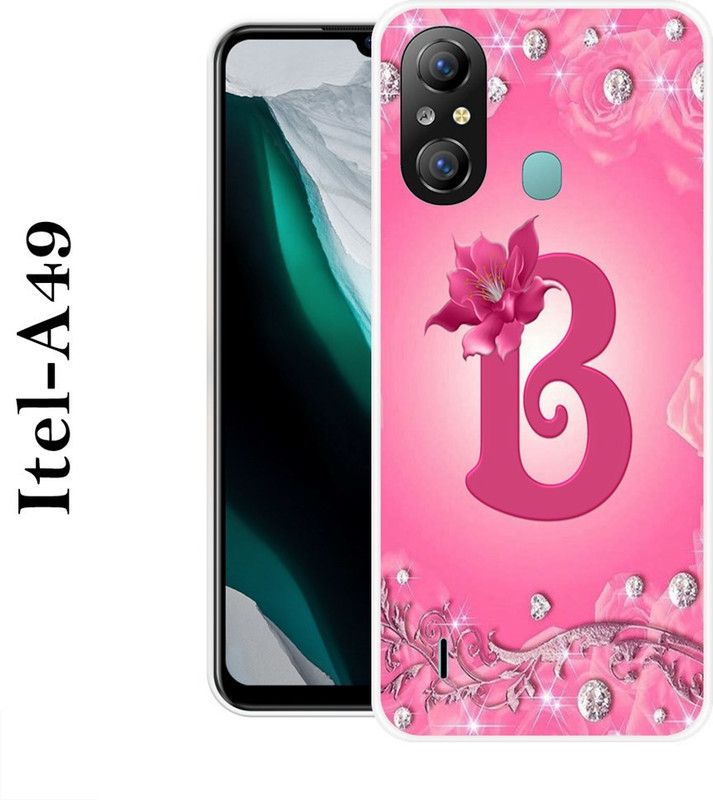 KUDI Back Cover for Itel A49  (Pink, Silicon)