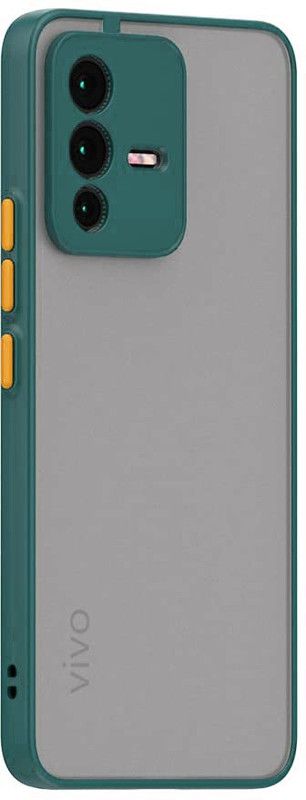 ASMANTIC Back Cover for Vivo V23 5G  (Green, Pack of: 1)