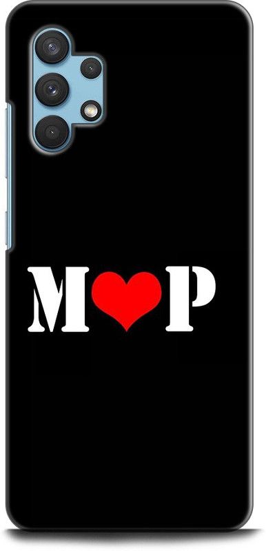 Afterglow Back Cover for SAMSUNG Galaxy A32 M P, M LOVES P, NAME, LETTER, ALPHABET, MP LOVE, HART  (Multicolor, Shock Proof, Pack of: 1)