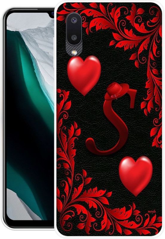 PINKZAP Back Cover for Samsung Galaxy M02, Samsung Galaxy A02  (Black, Red, Grip Case, Silicon, Pack of: 1)