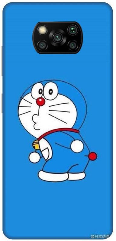 URCHIN Back Cover for Poco X3 Doraemon, Nobita, Cartoon, Funny, Cute, doraemon, doremon  (Multicolor, Shock Proof, Pack of: 1)
