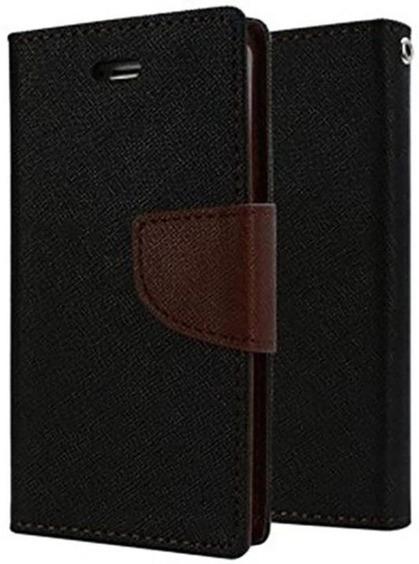 Loopee Flip Cover for Xiaomi Redmi 8A  (Brown, Shock Proof, Pack of: 1)