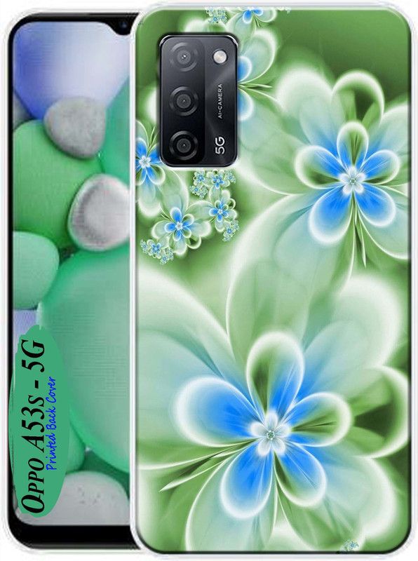 HEXAcase Back Cover for Oppo A53s (5G)  (Multicolor, Dual Protection, Silicon)