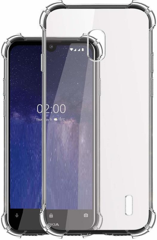 Lilliput Back Cover for Nokia C01 Plus  (Transparent, Silicon, Pack of: 1)