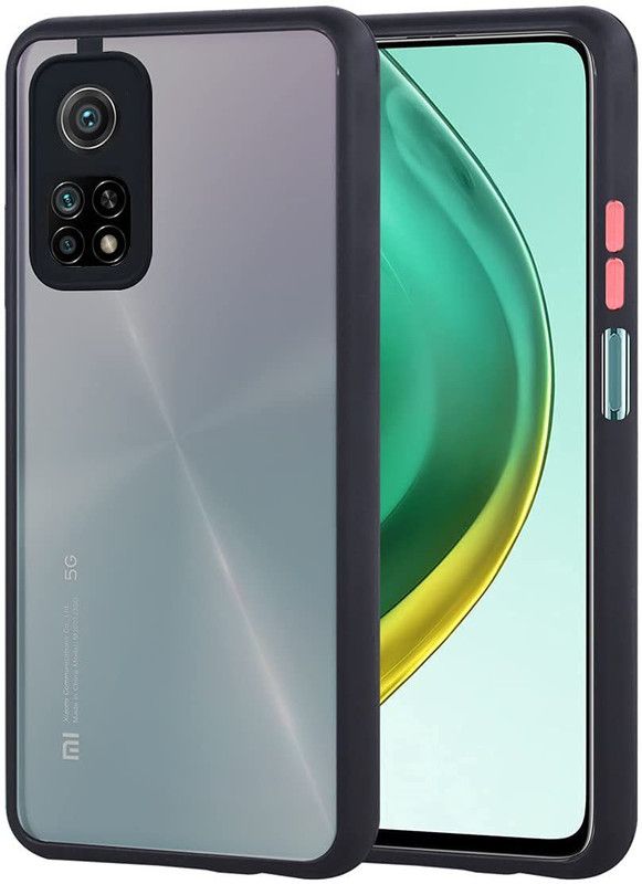 Power Back Cover for Mi 10T, Mi 10T Pro  (Black, Shock Proof, Pack of: 1)