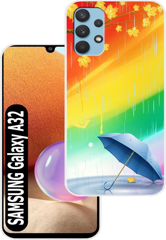Goldista Back Cover for Samsung Galaxy A32  (Multicolor, Flexible, Silicon, Pack of: 1)