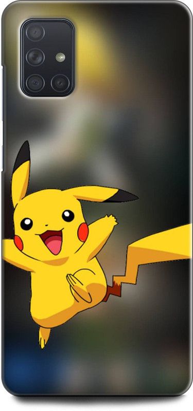 Afterglow Back Cover for SAMSUNG Galaxy A51 PIKACHU, CARTOON, POKEMON, CUTE, PIKACHU POKEMON, LOVE  (Multicolor, Shock Proof, Pack of: 1)