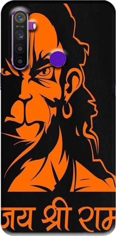 PAEDICON Back Cover for Realme 5, Realme 5s, Realme 5i  (Orange, Black, Grip Case, Silicon, Pack of: 1)