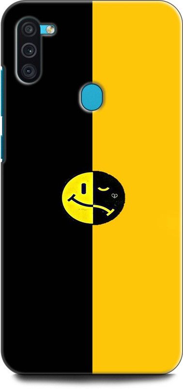 Afterglow Back Cover for SAMSUNG Galaxy M11  (Yellow, Shock Proof, Pack of: 1)
