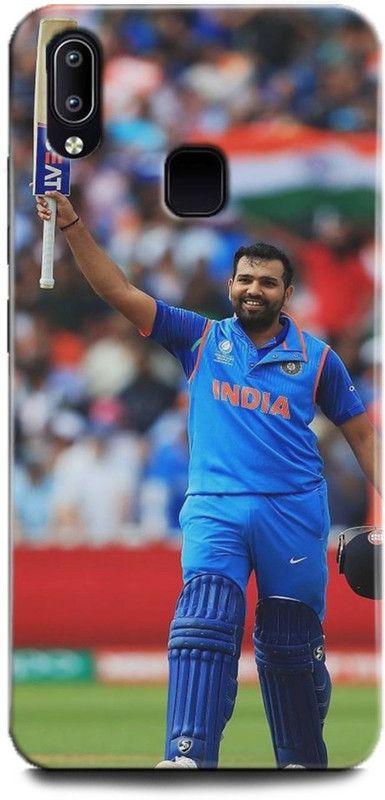 INDICRAFT Back Cover for Vivo Y93, Vivo 1814, Rohit sharma, Printed  (Multicolor, Shock Proof, Pack of: 1)