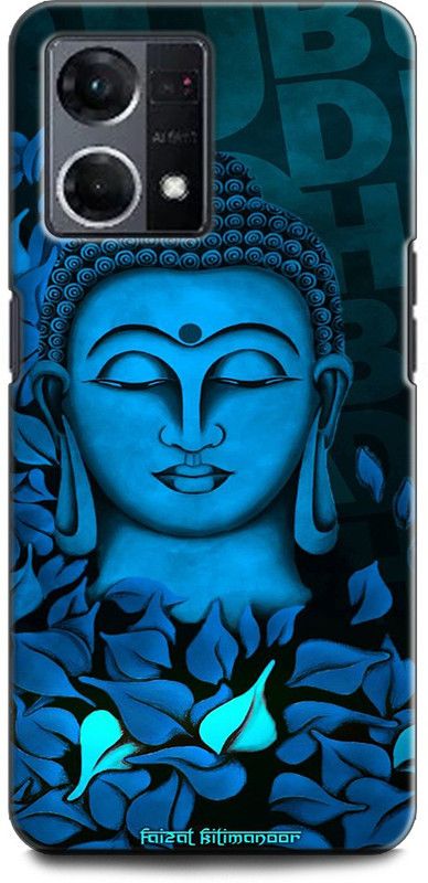 INDICRAFT Back Cover for OPPO F21 Pro, CPH2363 GAUTAMA BUDDHA, GOD, LORD, ABSTRACT ART, PANTING  (Multicolor, Shock Proof, Pack of: 1)