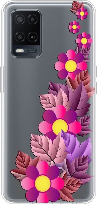 Flipkart SmartBuy Back Cover for Oppo A54  (Multicolor, Grip Case, Silicon, Pack of: 1)