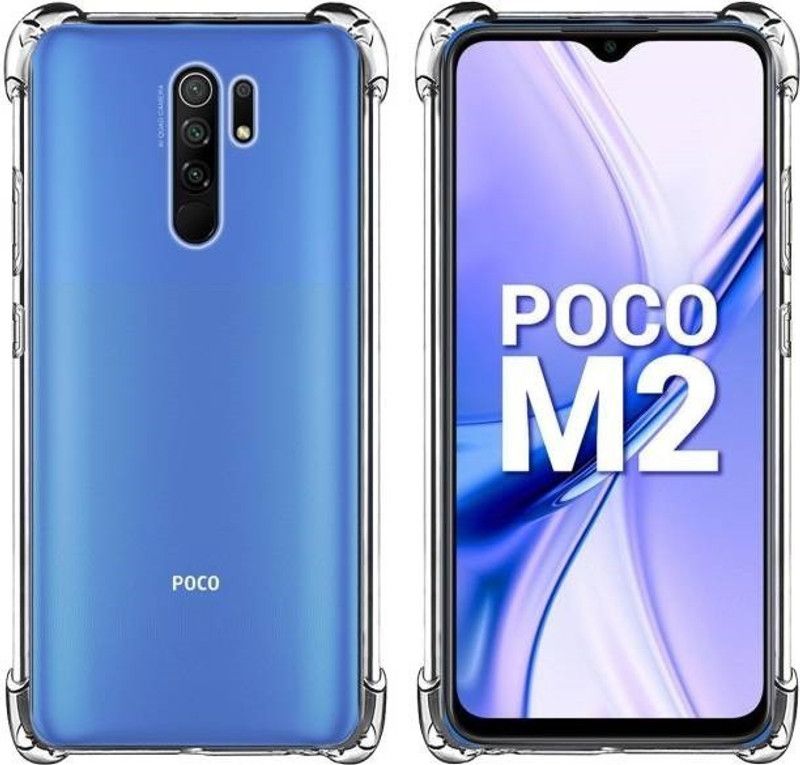 ss creation Back Cover for Mi Redmi 9  (Transparent, Grip Case, Silicon, Pack of: 1)