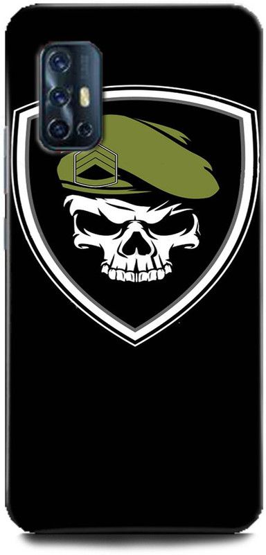 Afterglow Back Cover for Vivo V17 armmy, military, skull, military skull  (Multicolor, Dual Protection, Pack of: 1)