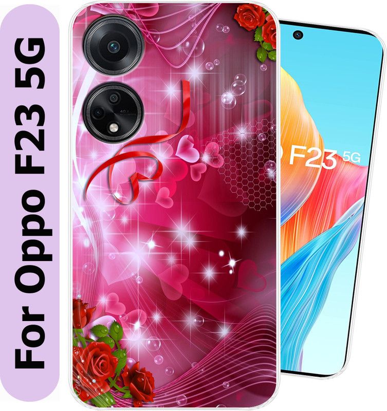 Tokito Back Cover for Oppo F23 5G  (Multicolor, Grip Case, Silicon, Pack of: 1)