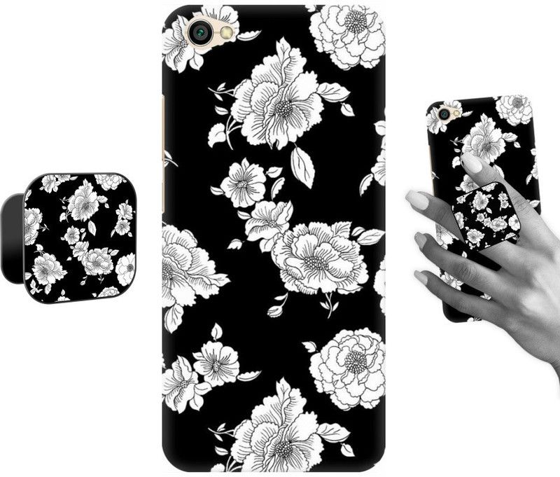 COBIERTAS Back Cover for Mi Redmi Y1 Lite  (Black, Grey, Cases with Holder, Pack of: 2)