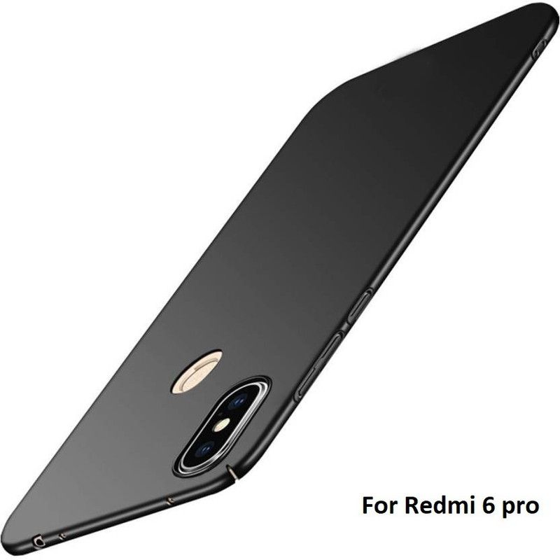IPAKY Back Cover for Mi Redmi 6 pro  (Black, Shock Proof, Pack of: 1)