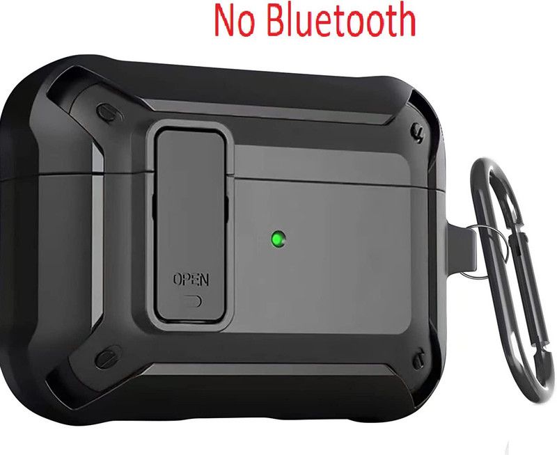 Spinzzy Front & Back Case for Apple Airpods Pro  (Black, Pack of: 1)