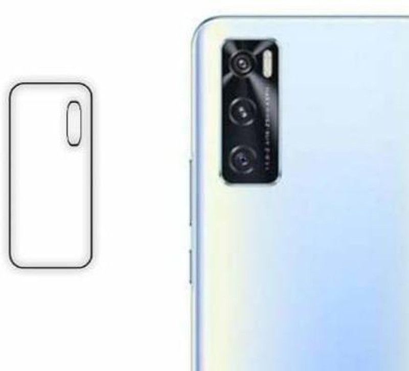 Transparent Back Camera Lens Glass Protector for Vivo V20Se  (Pack of: 2)