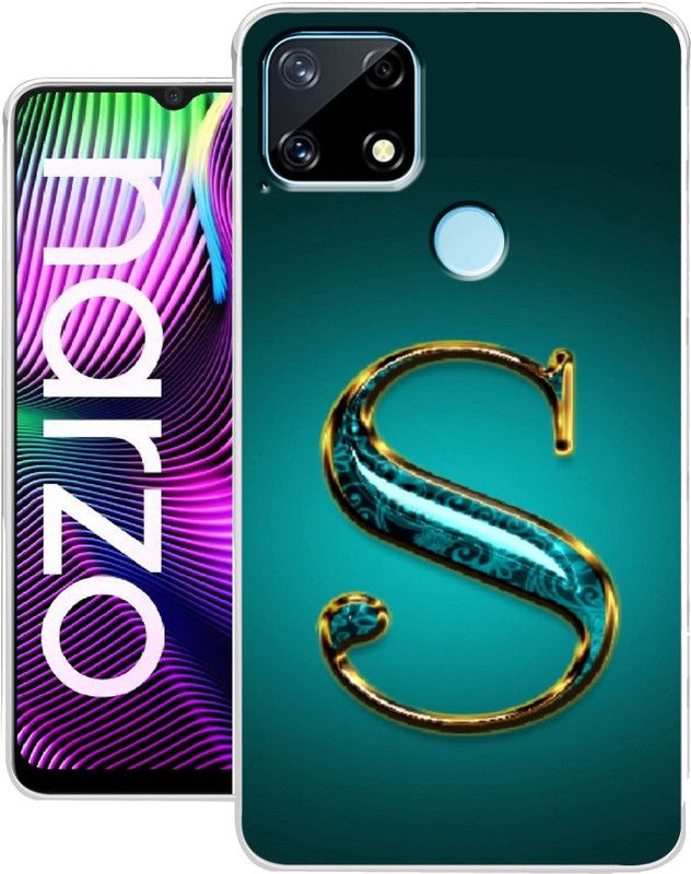 ChetraStore Back Cover for Realme Narzo 20  (Green, Waterproof, Silicon)