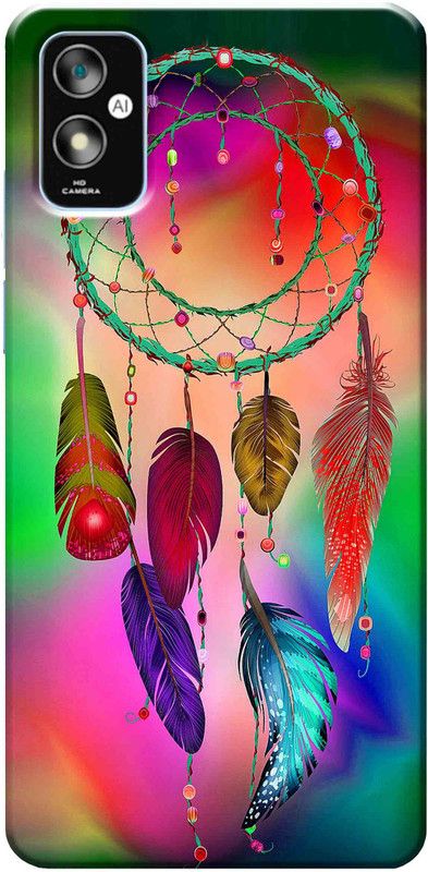 stroxy Back Cover for Itel A23S 2815  (Multicolor, Dot View, Silicon, Pack of: 1)