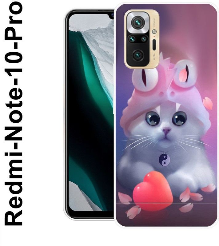 SUPER CASE Back Cover for Redmi Note 10 Pro  (Multicolor, Grip Case, Silicon)