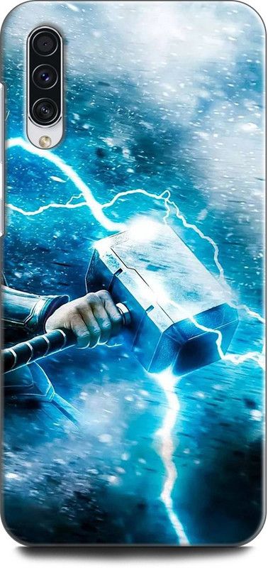 KEYCENT Back Cover for SAMSUNG Galaxy A70 THOR, THOR HAMMER, AVENGER, MARVEL, SUPERHERO, COMIC  (Multicolor, Shock Proof, Pack of: 1)