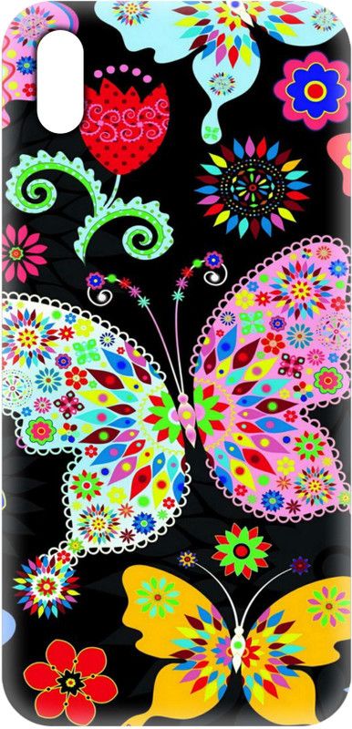 Smutty Back Cover for HTC 816G, HTC 816 - Butterfly Print  (Multicolor, Hard Case, Pack of: 1)