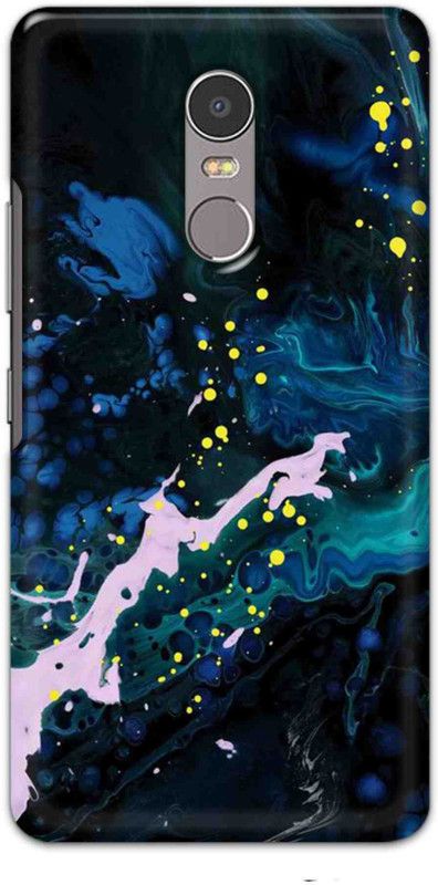 NDCOM Back Cover for Lenovo K6 Note Color Art Blue Printed  (Multicolor, Hard Case, Pack of: 1)