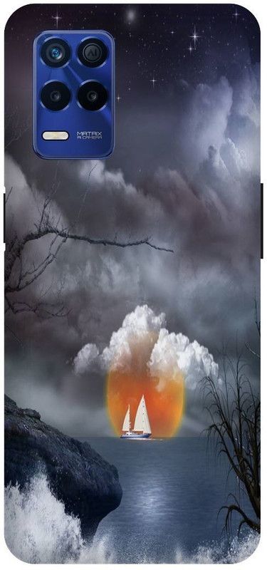 Bluvver Back Cover for Realme 8s 5G , RMX3381, Printed Nature Landscape Back Cover  (Multicolor, Hard Case, Pack of: 1)