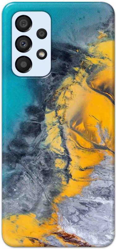 NDCOM Back Cover for Samsung Galaxy A33 5G Water And Colors Printed  (Multicolor, Hard Case, Pack of: 1)