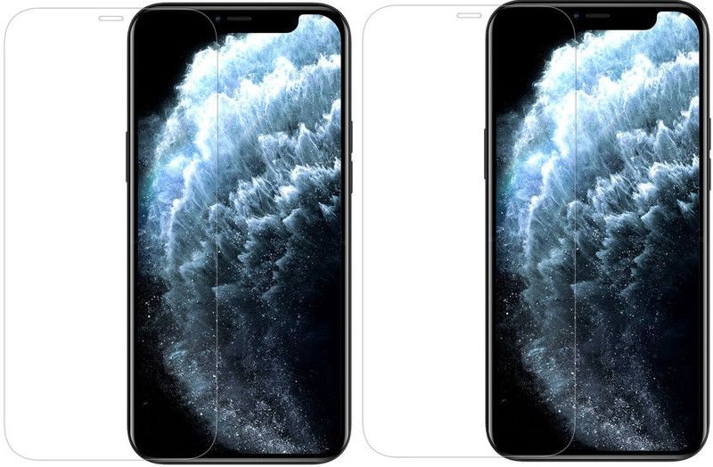 Fovtyline Tempered Glass Guard for Apple Iphone 12 Mini (5.4)  (Pack of 2)