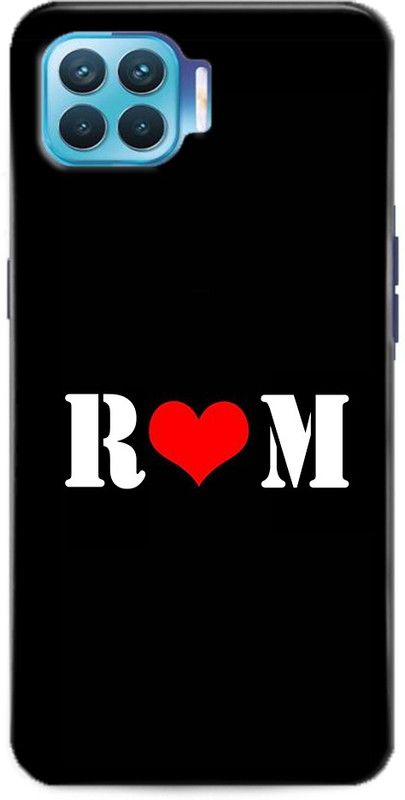 Afterglow Back Cover for Oppo F17 Pro R M, R LOVES M, NAME, LETTER, ALPHABET, RM LOVE, HART  (Multicolor, Shock Proof, Pack of: 1)