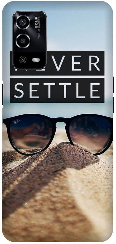 UMPRINT Back Cover for Oppo A55/CPH2325, Never Styel Gogles Sunglasses Printed Back Cover  (Multicolor, Hard Case, Pack of: 1)