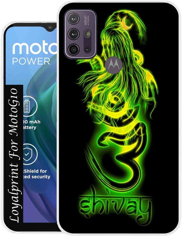 Loyalprint Back Cover for Moto G10  (Black, Green, Flexible, Silicon, Pack of: 1)