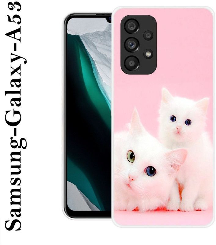 KUDI Back Cover for Samsung Galaxy A53  (Multicolor, Grip Case, Silicon)