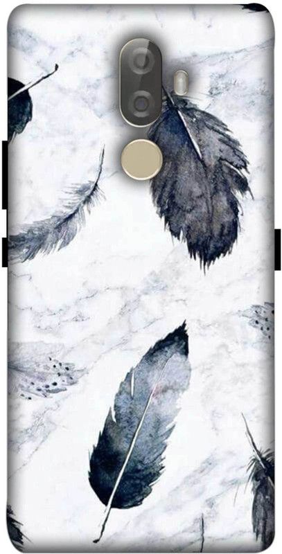 NDCOM Back Cover for LENOVO K8  (Black, White, Hard Case, Pack of: 1)